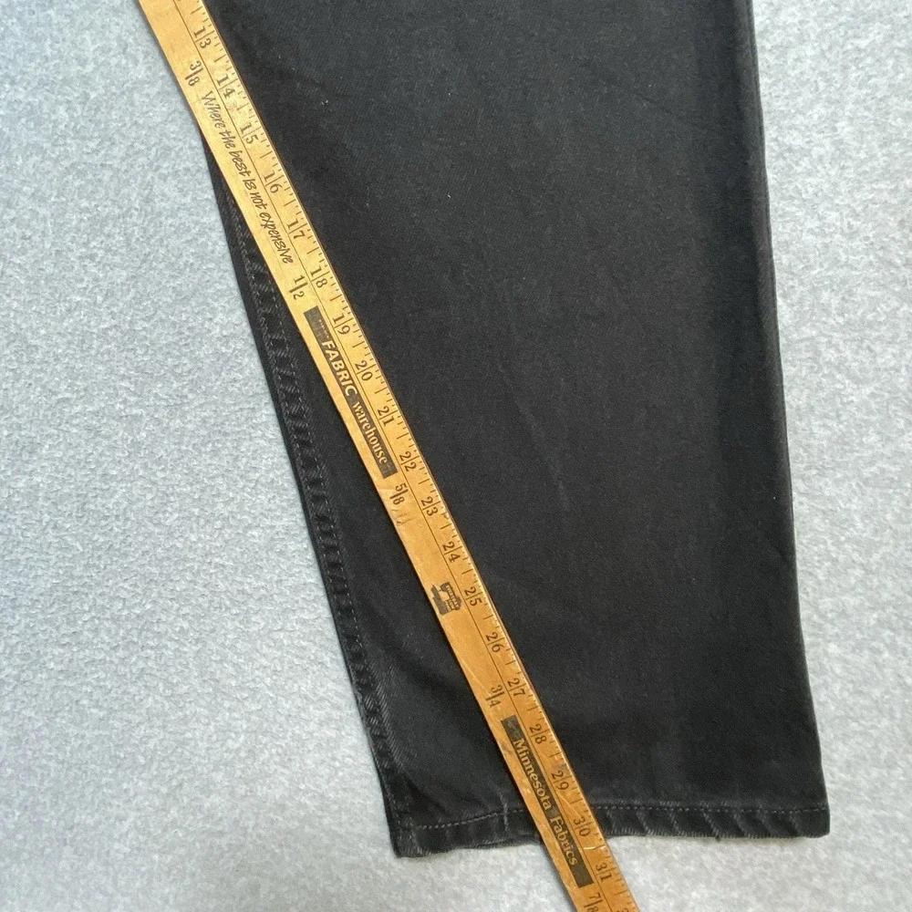 Levis 550 Regular Fit Straight Leg‎ City Retro Black Jeans Men's 40x30 Denim